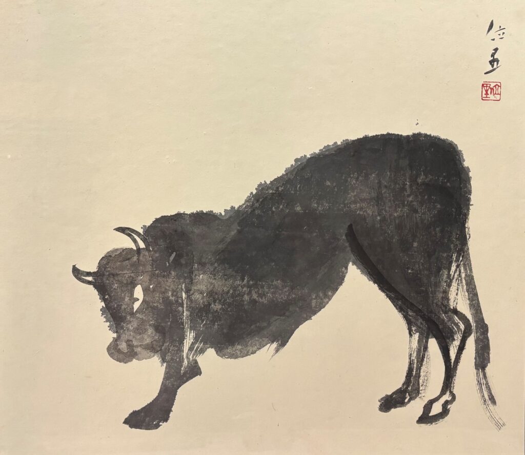 丸木位里の水墨画